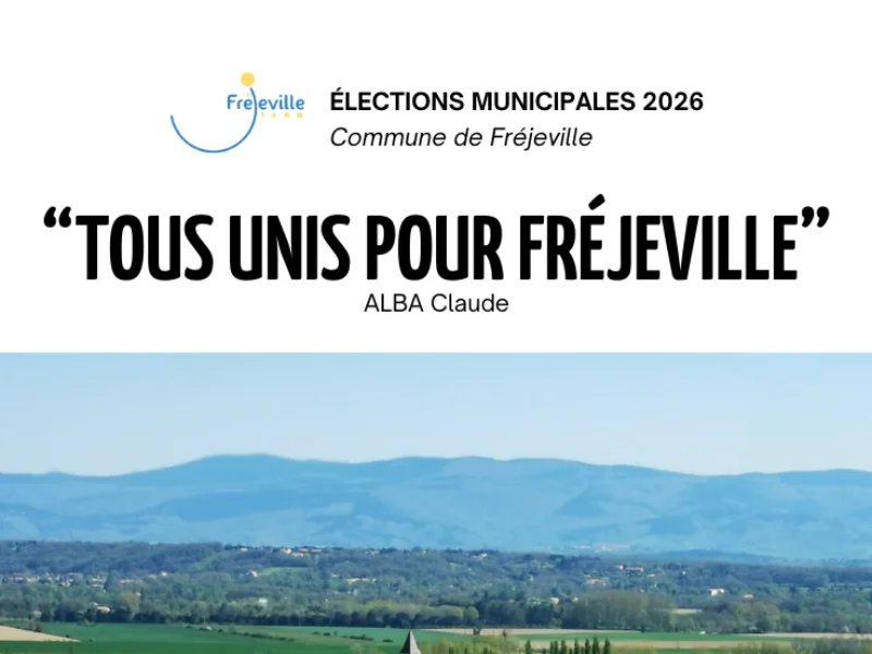 Élections Fréjeville — Communication politique & print