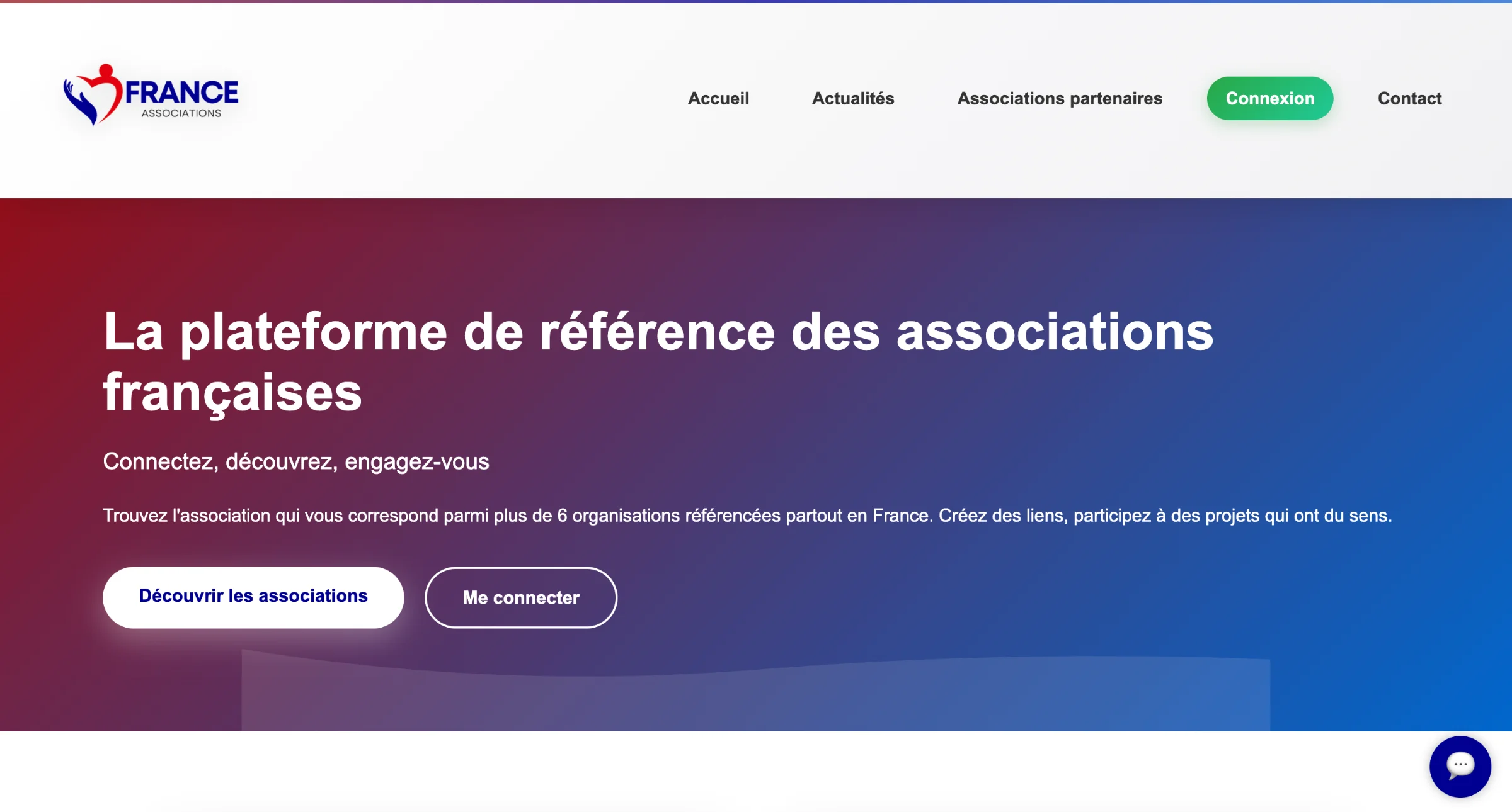 France Associations — Maquettage UI de plateforme