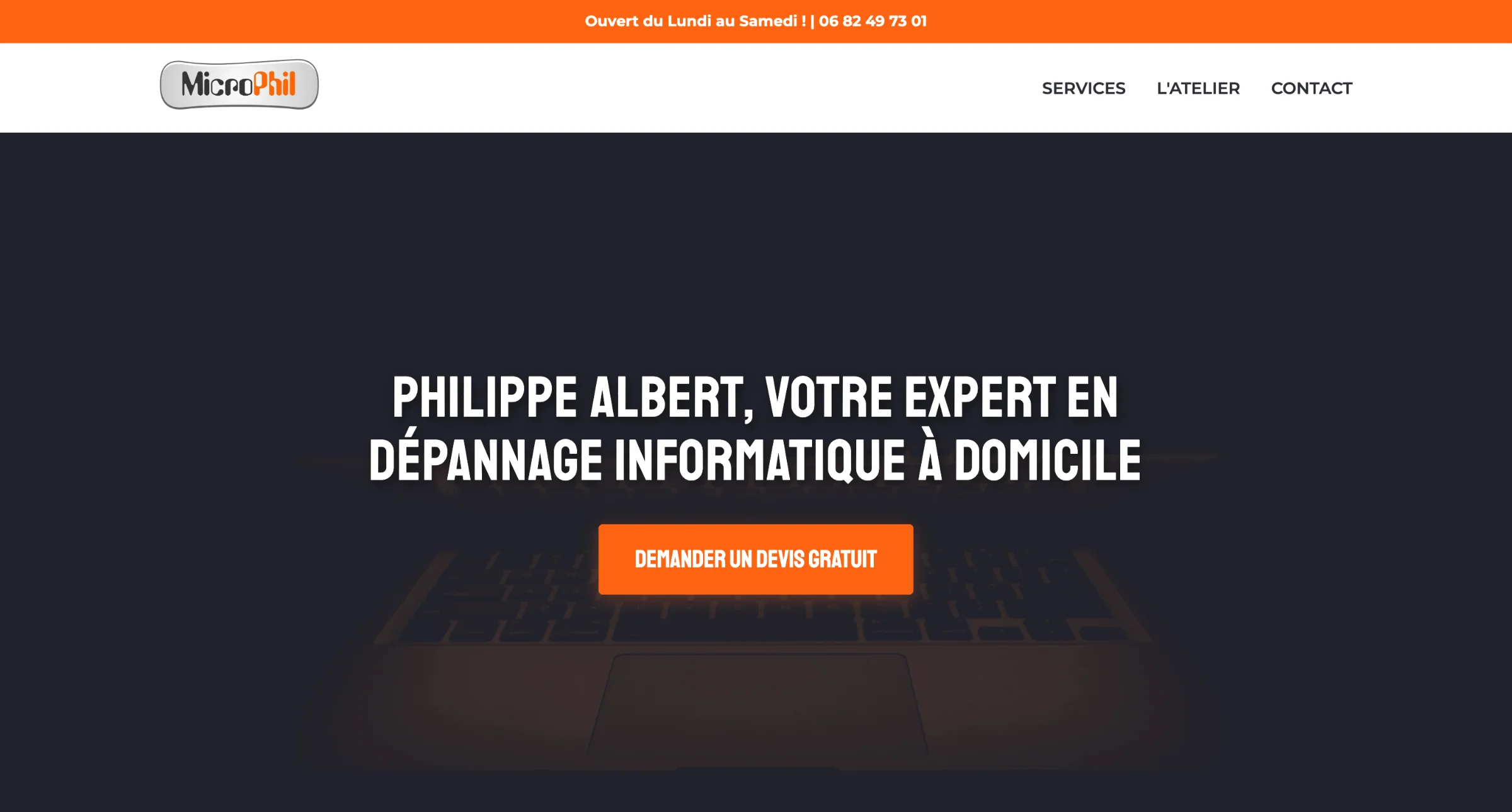 Microphil — Site informatique